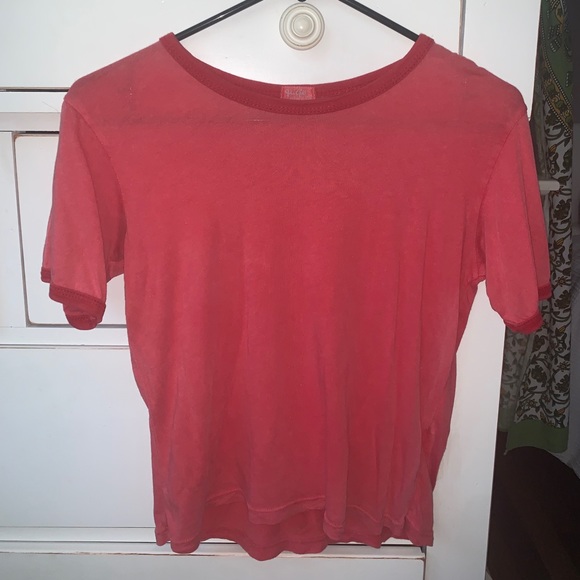 light red fitted t-shirt - Picture 4 of 5